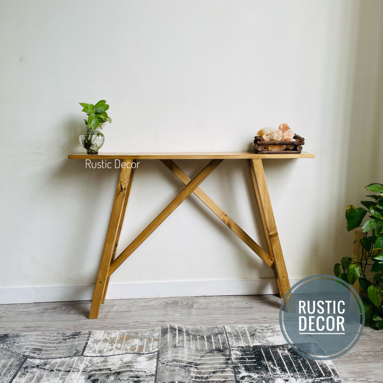 کنسول چوبی ساده و شیک