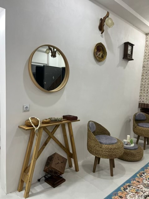 عکس ارسالی مشتری کنسول چوبی ساده و شیک