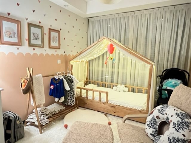 عکس ارسالی مشتری از تخت خواب نوجوان با دکور زیبا و جذاب