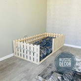 تخت خواب نوزاد مونته سوری از نمای پایین تخت