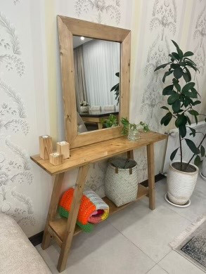 کنسول چوبی ساده وشیک
