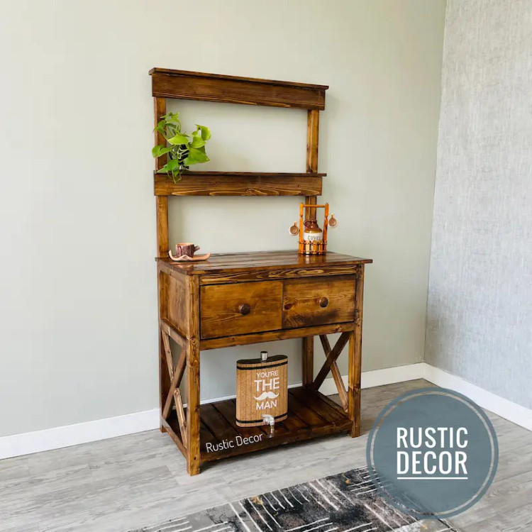 کافی بار خانگی چوبی