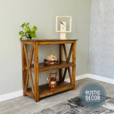 کنسول چوبی ساده و شیک