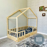 تخت خوا ب نوزاد کلبه ای