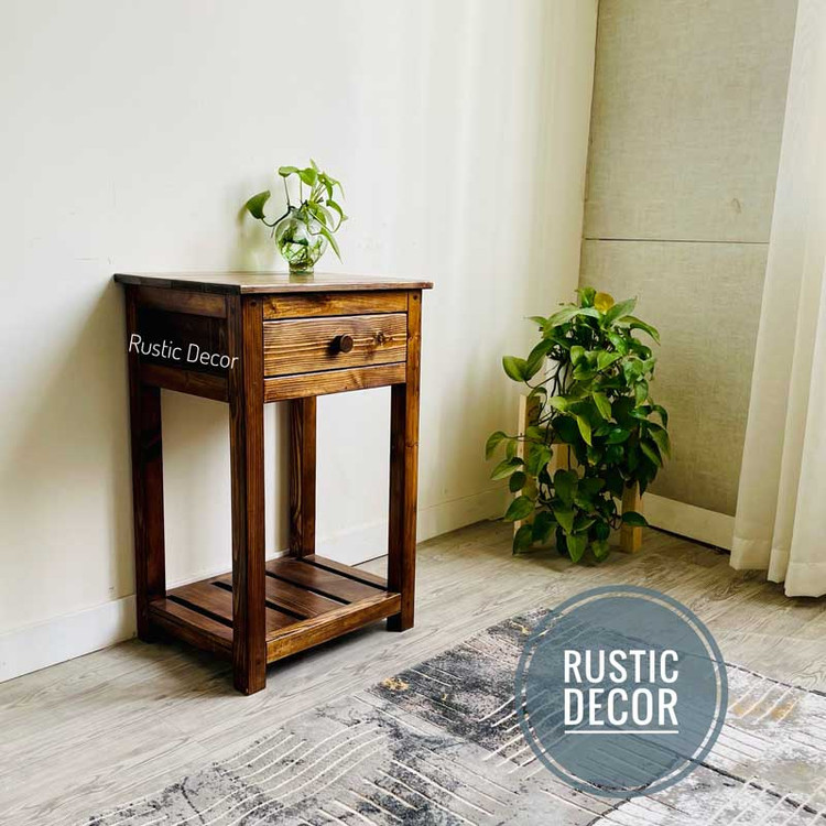 کنسول چوبی ساده و شیک