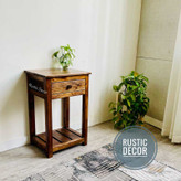 کنسول چوبی ساده و شیک