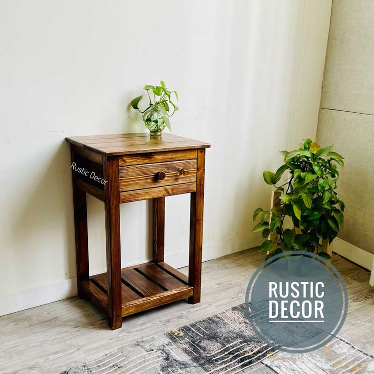 آینه کنسول چوبی