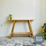 آینه کنسول چوبی