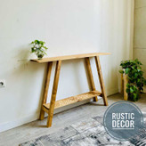 عکس کنسول چوبی