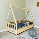 تخت خواب کودک و نوزاد روستیک دکور مدل Zc400