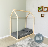 تخت خواب پسرانه کلبه ای