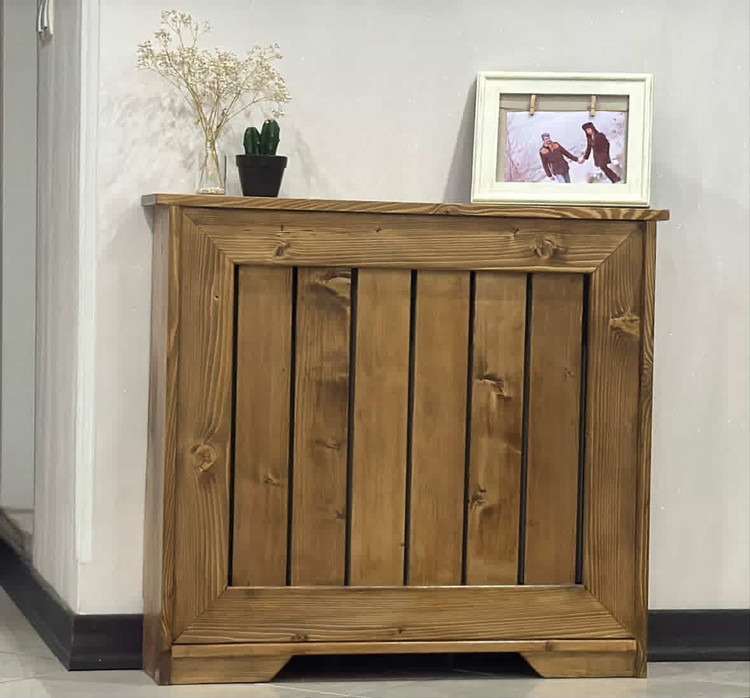 عکس ارسالی مشتری از کاور شوفاژ چوبی