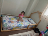 عکس ارسالی مشتری از تخت خواب کودک به سبک مونته سوری