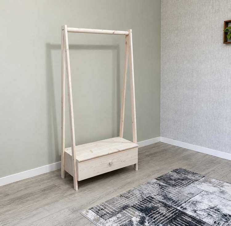 رگال لباس چوبی خود رنگ